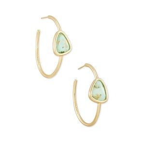 Kendra Scott Margot Hoop Gold Earrings